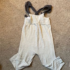 Zara Ruffle knit overalls